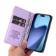 thumbnail image 3 of Funda Billetera de Cuero para iPhone 17 Air con Tarjetero y Soporte - Tapa Magnética Morado, 3 of 5