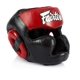 thumbnail image 1 of Casco de boxeo Fairtex HG13 de piel auténtica, negro/rojo, 1 of 6
