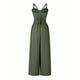 thumbnail image 3 of Conjunto Mono Sin Mangas De Mujer Verde Pierna Ancha, 3 of 6
