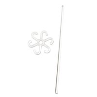 Ioensy - Estaca De Soporte Para Plantas, Palo De Soporte Para Tallos De Plantas Para Jardín, Patio, Verduras M