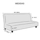 thumbnail image 3 of Funda Cubre Futon Tela Gruesa Elasticada Texturizada Cuadrille 3 Cuerpos Color Gris, 3 of 3