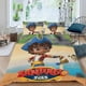 thumbnail image 2 of Santiago del Mar Conjunto de sábanas temático, trío de piezas, cómodo y amigable con la piel, diseño único, regalo de decoración para el hogar para familiares, amigos y fans,135cm *200cm, 2 of 6