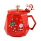 thumbnail image 4 of Taza De Café Navideña, Taza Para Beber, Tazas De Agua Reutilizables Para La Cocina Del Restaurante, Color Rojo, 4 of 5