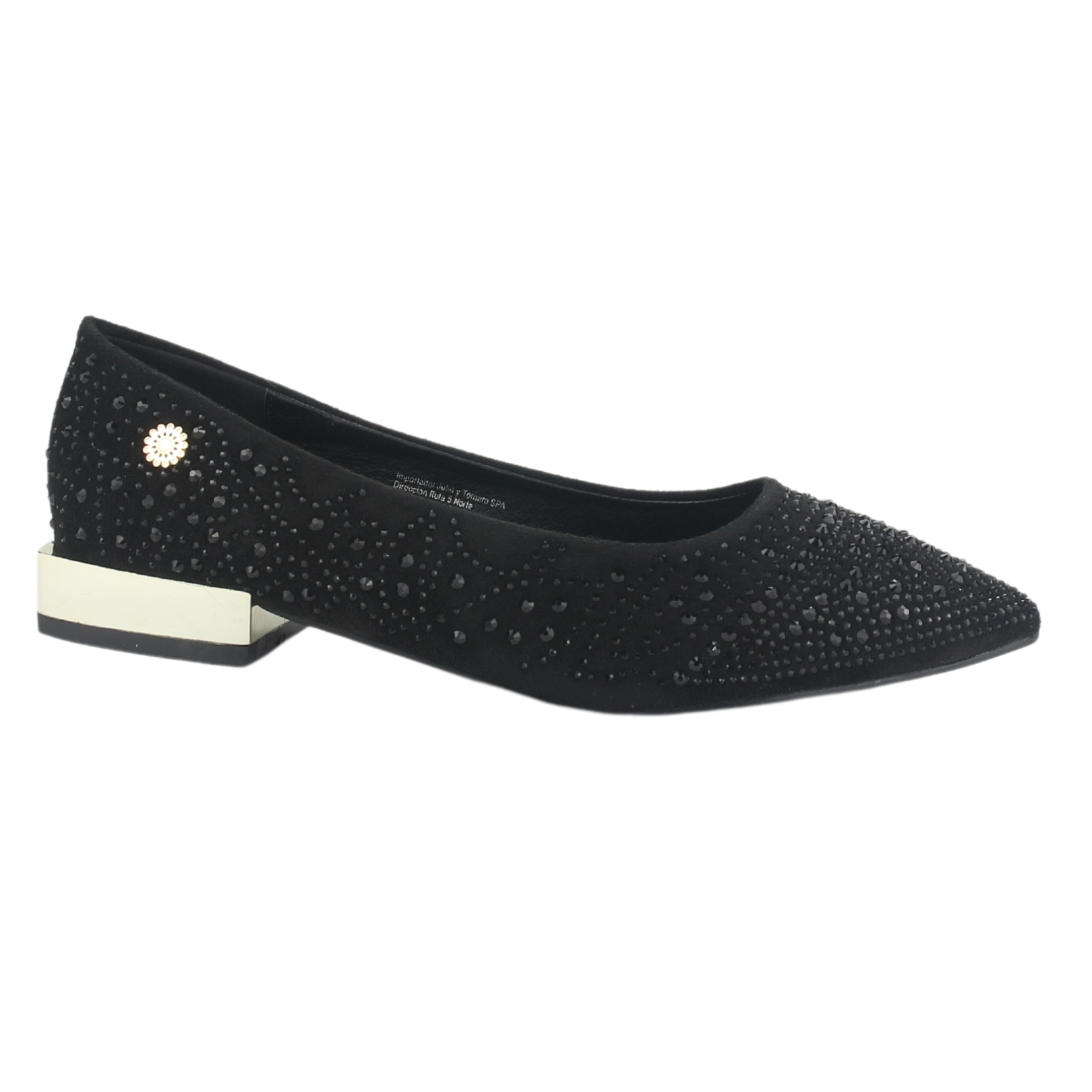 Zapato Chalada Mujer Merc-1 Negro Casual
