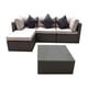 thumbnail image 1 of Juego Terraza 5 Piezas Simil Rattan, 1 of 3