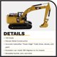 thumbnail image 4 of Excavadora hidráulica Diecast Masters Caterpillar 320F L 1/64, 4 of 9