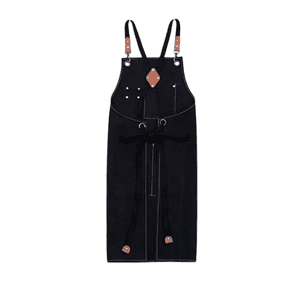 Importclick - Pechera Delantal Multiuso 68X78 Cm Color Negro