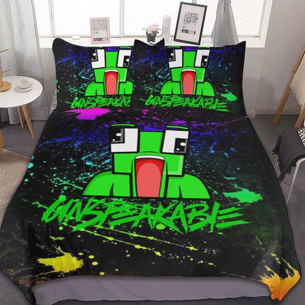 Anime Unspeakable Bedding Set Ultra Soft Bedding Set Girls Bedding Girls Duvet Cover Set for Kids Boys Teens Room Decor