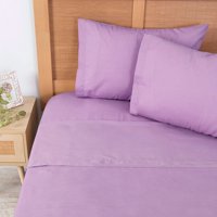 Mashini - Sábana 144 H Colores Lisos King Malva