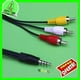 thumbnail image 2 of Cable Audio RCA Jack 3.5 mm 3 x 1 Salida Auxiliar. Aux. Macho Plug Carro PS3 1,5 metro, 2 of 3