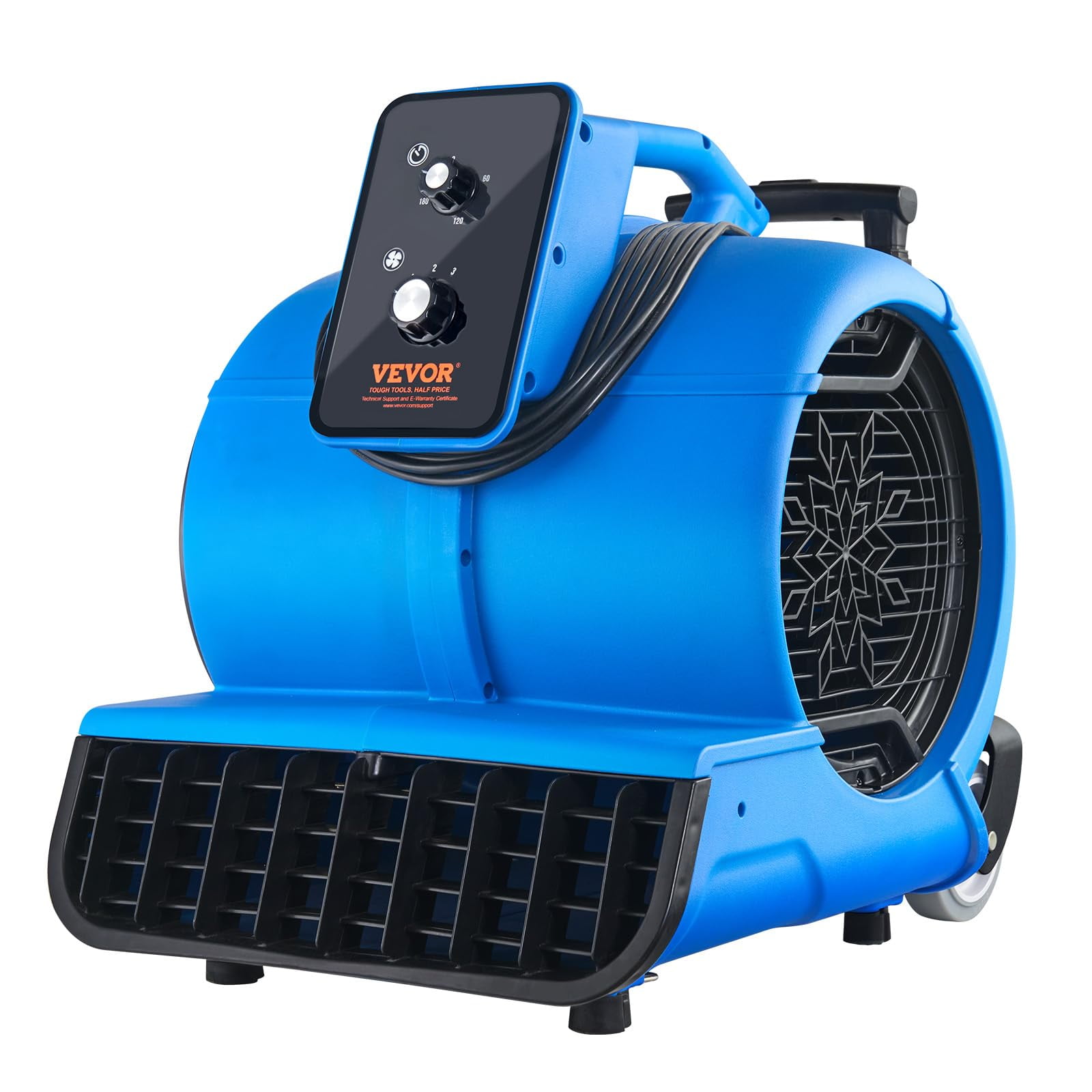 Ventilador De Piso Vevor 1560 Rpm 4000 Cfm Con Temporizador