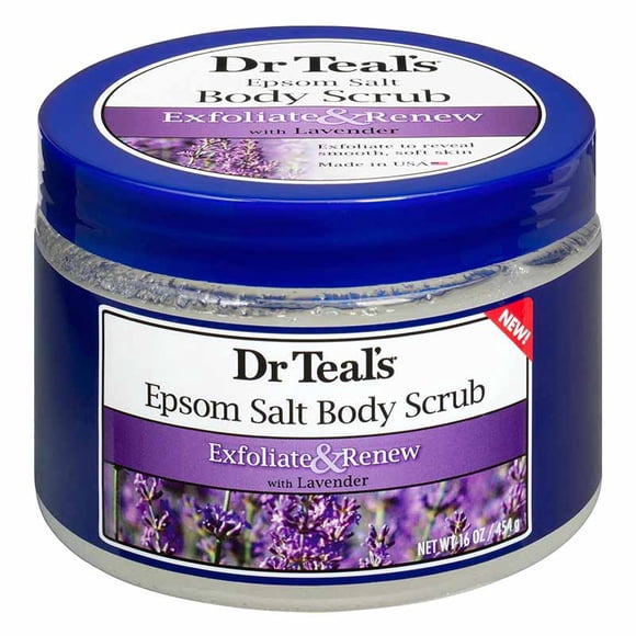 DR. TEALS BODY SCRUB LAVANDA EPSOM SALT 454G