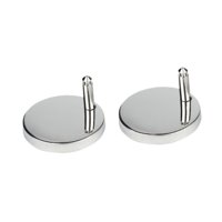 Magideal - 2 Piezas Bisagra De Asiento De Inodoro Conector Para El Baño De Asiento Para Alojamiento De Pernos De Reparación Piezas De Bidé De Bidé Hogar Fijación