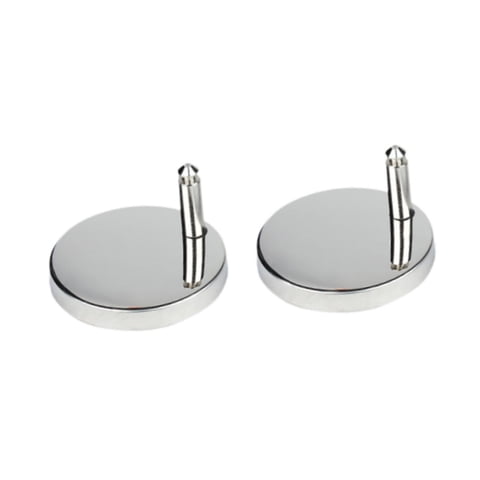 Magideal - 2 Piezas Bisagra De Asiento De Inodoro Conector Para El Baño De Asiento Para Alojamiento De Pernos De Reparación Piezas De Bidé De Bidé Hogar Fijación