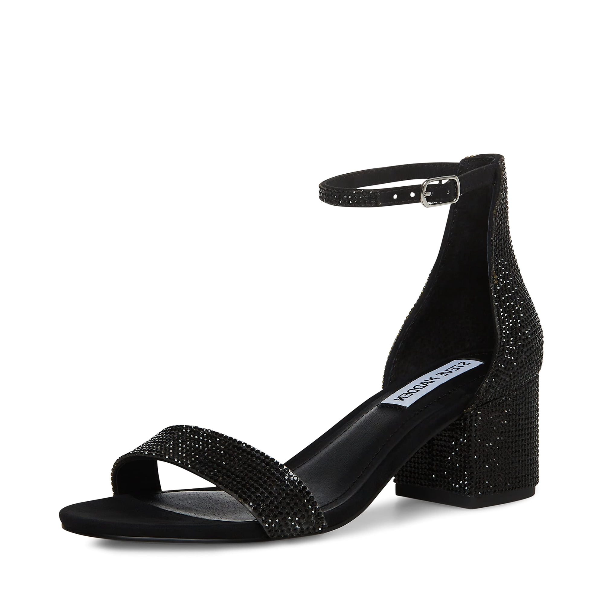 Sandalia Con Tacón Steve Madden Irenee Para Mujer, Color Negro, Talla 9.5