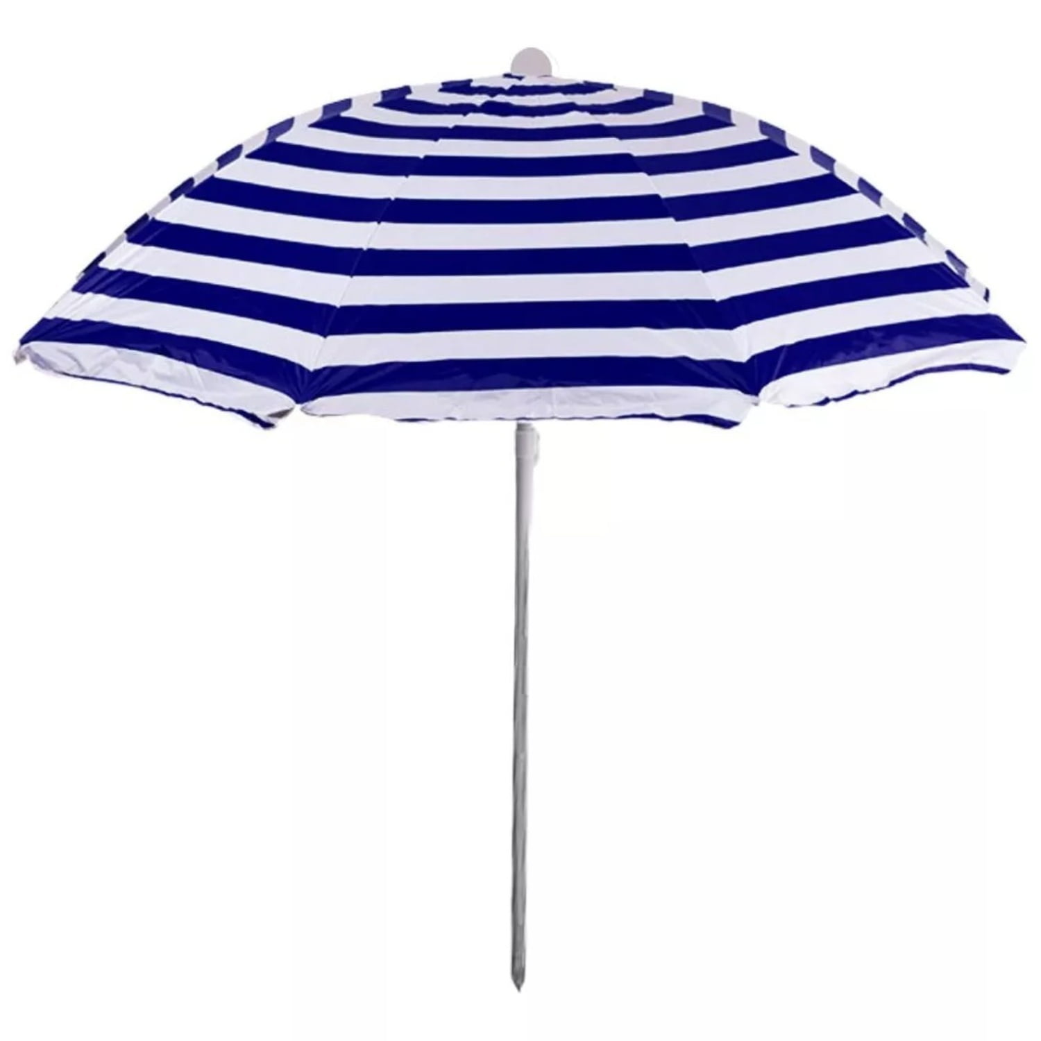 Genérico - Sombrilla 1.70 Mts Diametro Playa Camping Diseño Rayas Colores Azules