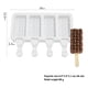 thumbnail image 3 of X2 Moldes De Silicona Reposteria Molde Helados Paletas 4cav Moldes Para Helados Molde De Silicona Pa, 3 of 7