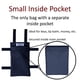 thumbnail image 5 of Bolsa para muletas Crutcheze, negra, impermeable y lavable, de diseño, 5 of 7