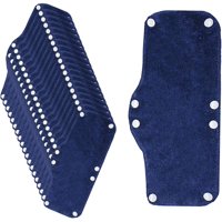 Xusx111 - 20 Piezas De Algodón Lavable Sombrero Duro Sweatband - Reusable Snap-On Forro Y Almohadillas De Sudor Para Accesorios De Casco