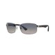 thumbnail image 2 of Gafas de sol Ray-Ban RB3478 rectangulares polarizadas en color plomizo/azul, 2 of 7
