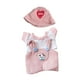 thumbnail image 2 of Ropa De Muñeca De Peluche De 15cm-17cm, Sombrero Con Patrón De Corazón Rojo, Accesorios Para Fotos, Vestido, Ropa Rosa Bonita, 2 of 3