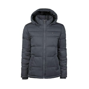 Chaqueta Tommy Hilfiger Classic Con Capucha Acolchada Para Hombre, Color Azul Marino