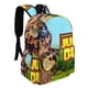 thumbnail image 2 of Pandilla de la Selva-theme Backpack, Campus style schoolbag Bookbag with Adjustable Shoulder Straps And Large Zip Compartment, Unisex Travel Bags.42x30x15cm, 2 of 6