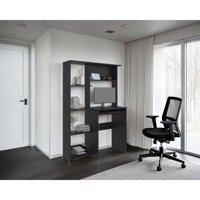 Tuhome - Escritorio Biblioteca Alden Eco 150X100X40 Cm Wengue