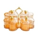 thumbnail image 3 of Bandeja Para Servir Con Divisiones, Multiusos, Para Aperitivos, Dulces, Postres, Color Naranja, 3 of 5