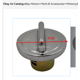thumbnail image 4 of Tapa Del Tanque De Combustible Para Ciclomotor Scooter GY6 Sunl Baja Roketa GY6 Motor 125cc, 4 of 6