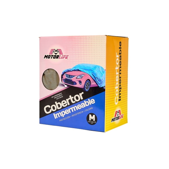 CUBRE AUTO MOTORLIFE 100IMP TALLA M