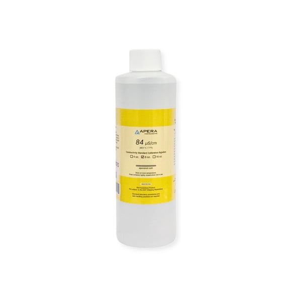 Solución De Calibración Estándar De Conductividad Apera 84 µs Cm 240 Ml