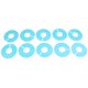 thumbnail image 5 of 10Pack Ropa Rack Size Dividers Armario Colgadores Redondos Dividers Sky Blue, 5 of 5