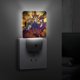 thumbnail image 4 of Yu-Gi-Oh! Luz nocturna LED con sensor de anochecer a amanecer para dormitorio, baño, pasillo, escaleras - Lámpara LED nocturna de enchufe, 0.5W - 1 pieza, 4 of 6