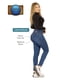 thumbnail image 2 of JEANS FULL PUSH UP LEVANTA COLA CORTE COLOMBIANO CALCE PERFECTO AZUL ACERO 42, 2 of 3