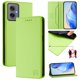 thumbnail image 1 of Funda Billetera con Soporte para Motorola Moto G55 5G Bloqueo RFID Plegable Verde claro, 1 of 6