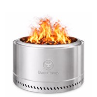 Bosscamp - Brasero Sin Humo Fireboss Inferno Xl 68 Cm Silver
