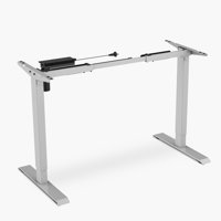 Form Office - Base Acero Cosmo 120-160 Eléctrico Blanco