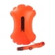 thumbnail image 2 of Bolsa de playa para exteriores con boya de natación, bolsa de natación, bolsa de flotación para deportes acuáticos, entrenamiento de kayak, kayakistas Naranja, 2 of 5
