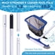 thumbnail image 5 of Kit de limpieza para piscina POOLAZA: cepillo de 44 cm, red recogehojas y pértiga de 3,2 m, 5 of 6