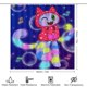 thumbnail image 2 of Juego de Cortina de Ducha y Alfombras Desmarcar DJ Catnip 4 Piezas, 2 of 6