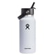 thumbnail image 1 of Botella de agua Hydro Flask Wide Flex Straw Cap 946 ml, color blanco, 1 of 7