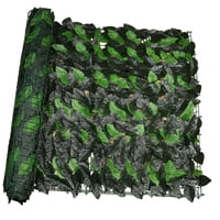Ioensy - Valla De Privacidad De Hojas Artificiales, Pantalla De Pared, Decoración De Hojas De Vid Sintéticas Para Patio, Verde Oscuro, 0,5X3M