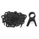thumbnail image 1 of 100 Piezas Clips Para Plantas De Jardín Abrazaderas Para Flores Clips Para Tallos De Enredadera Para Rosas 1,7 Cm Negro, 1 of 5