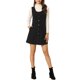 thumbnail image 2 of INSPIRE CHIC Vestido de Tirantes para Mujer Regreso a Clases Cuello Redondo Pinafore Vestido Casual de Pana S Negro, 2 of 6