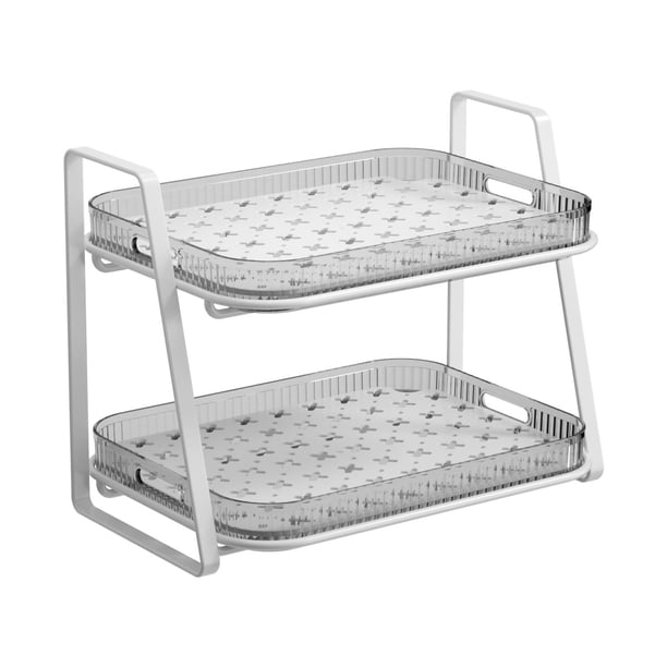 Escurridor de tazas de agua, contenedor de almacenamiento de organización, escurridor de tazas de agua, soporte para tazas de café, para cocina de té, , L Gris