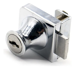 Genérico - Cerraduras Para Puerta De Vidrio Herrajes De Muebles /Doble Plateado