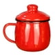 thumbnail image 5 of Taza Esmaltada Para Beber, Taza De Té, Taza De Jugo Para Oficina, Cocina, Picnic, Rojo, 5 of 5