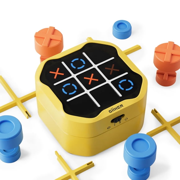 Consola de juegos GiiKer Tic Tac Toe Bolt 3 en 1 para niños y adultos