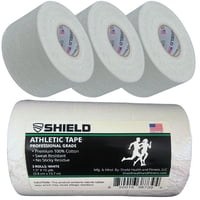 Shield Health And Fitness Llc - Shield | Paquete De 3 Cintas Deportivas – 3,8 Cm X 13,8 M - Fabricadas En Ee. Uu., Fáciles De Rasgar, Rígidas Y Muy Resistentes. Primeros Auxilios, Lesiones, Atletismo, Medicina Y Terapia